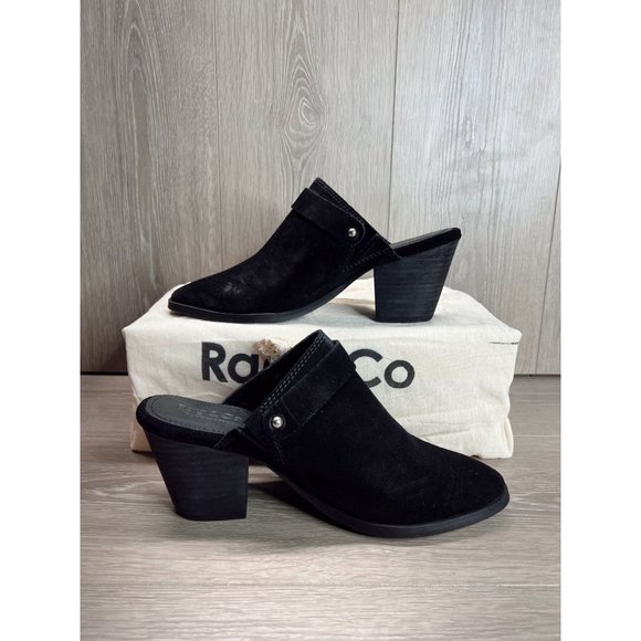 Rag & Co Grey Black Darcie Buckle Mules NWT Various Sizes - Picture 16 of 16